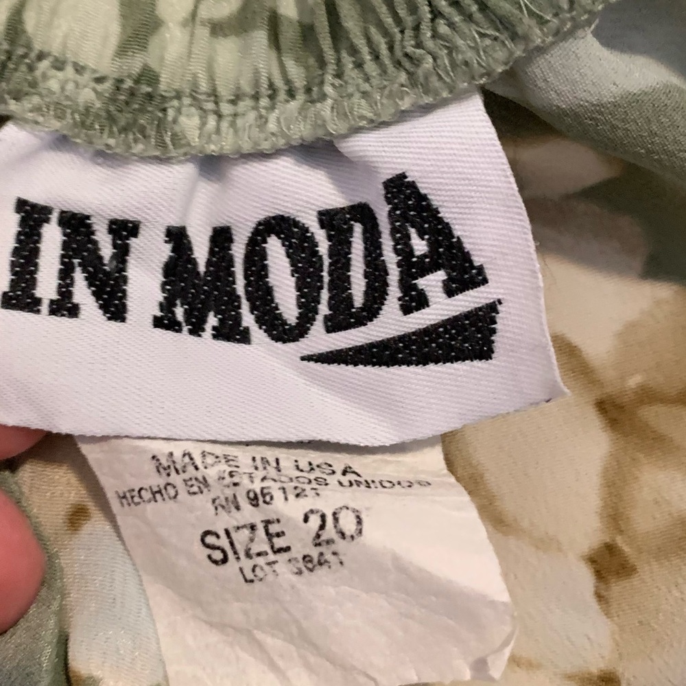 In Moda Vintage Made in USA Floral Skirt 20 - Picture 3 of 4